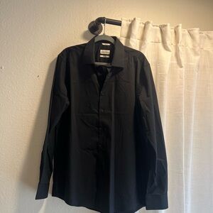 Lucky Brand Men's Classic Black Dress Shirt